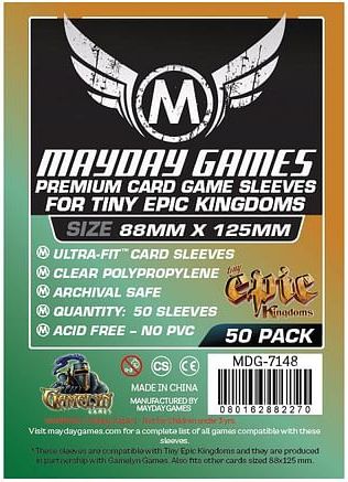 Obaly na karty 88 x 125 pro Tiny Epic Kingdoms (Mayday Premium) - obrázek 1