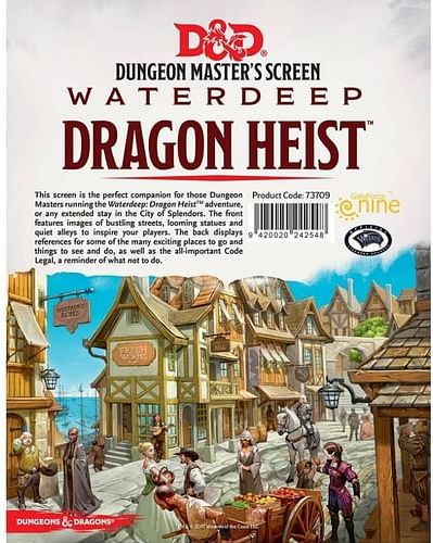 Dungeon and Dragons: Dragon Heist DM Screen - obrázek 2