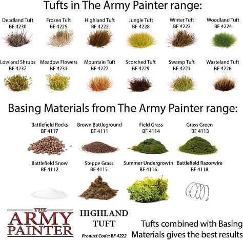 Dekorace Army Painter - Highland Tuft - obrázek 6