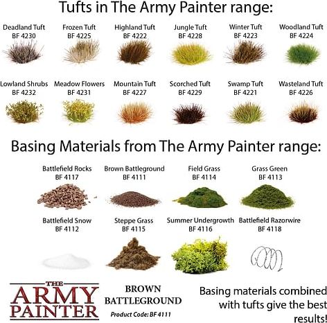 Dekorace Army Painter - Brown Battleground, posyp - obrázek 6