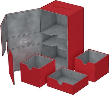 Krabička na karty Ultimate Guard Twin Flip n Tray 200+, barva bílá - obrázek 1