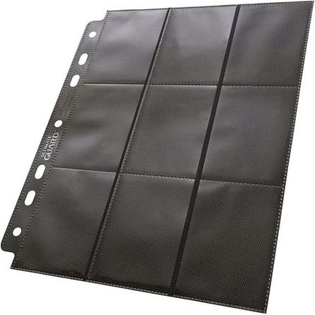 10 složek pro karetní album (Ultimate Guard 18-Pocket), černé - obrázek 2