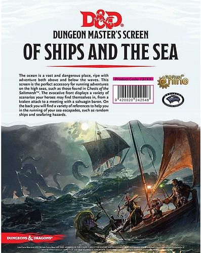 Dungeons and Dragons: Of Ships & The Sea DM Screen - obrázek 2
