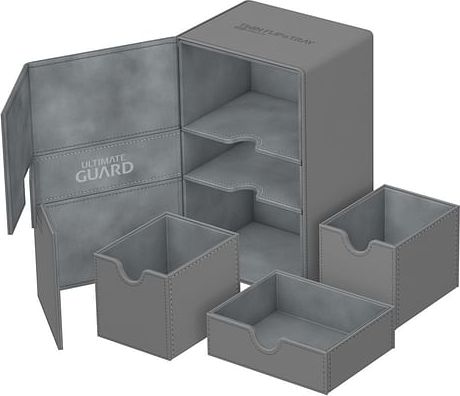 Krabička na karty Ultimate Guard Twin Flip n Tray 160+, barva písková - obrázek 1