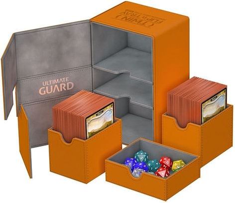 Krabička na karty Ultimate Guard Twin Flip n Tray 160+, barva žlutá - obrázek 10