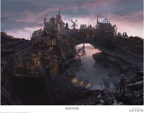 FaNaTtik Sada litografií The Elder Scrolls: Skyrim, 5 ks - obrázek 5