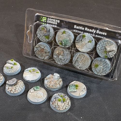 Podstavce Urban Warfare, kulaté, 32mm (nabarvené, 8 ks) - obrázek 1