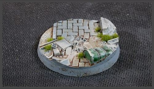 Podstavce Urban Warfare, kulaté, 50mm (nabarvené, 3 ks) - obrázek 2