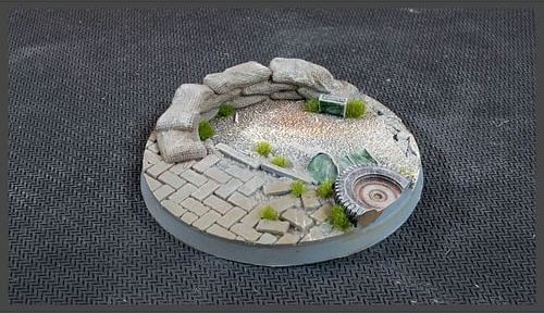Podstavce Urban Warfare, kulaté, 60mm (nabarvené, 2 ks) - obrázek 2