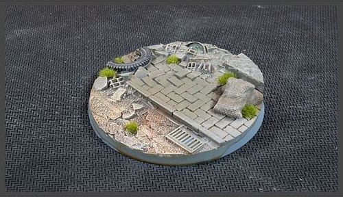 Podstavce Urban Warfare, kulaté, 60mm (nabarvené, 2 ks) - obrázek 3