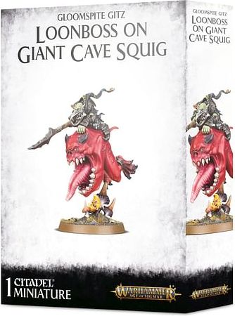 Warhammer: AoS - Gloomspite Gitz Loonboss on Giant Cave Squig - obrázek 1