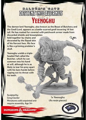 Dungeons and Dragons Collectors Series: Yeenoghu - obrázek 2