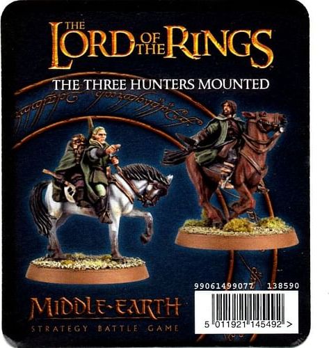 Middle-earth: Strategy Battle Game - The Three Hunters Mounted - obrázek 1