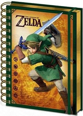 Pyramid International Zápisník The Legend of Zelda - Link 3D A5 - obrázek 1