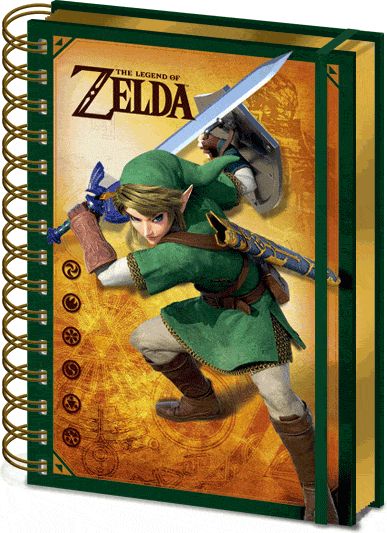 Pyramid International Zápisník The Legend of Zelda - Link 3D A5 - obrázek 2