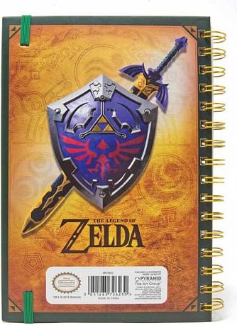 Pyramid International Zápisník The Legend of Zelda - Link 3D A5 - obrázek 3