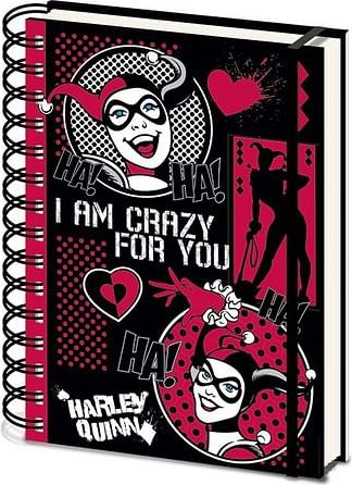 Pyramid International Zápisník Harley Quinn - I Am Crazy For You A5 - obrázek 1