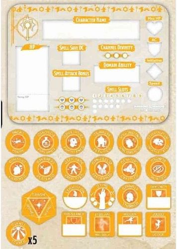 Dungeons & Dragons - Cleric Token Set - obrázek 1