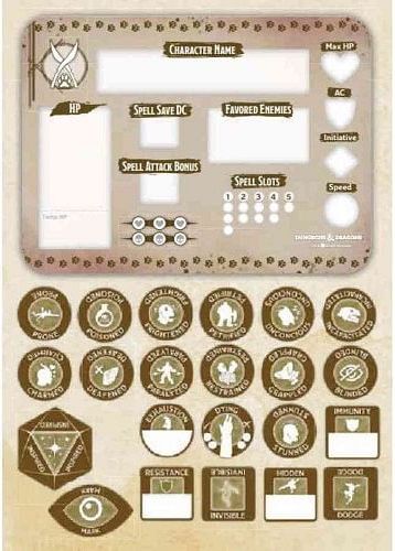 Dungeons & Dragons - Ranger Token Set - obrázek 1