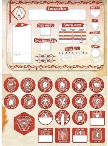 Dungeons & Dragons - Sorcerer Token Set - obrázek 1