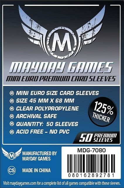 Obaly na karty 45 x 68 mm (Mayday Premium Card) - obrázek 1