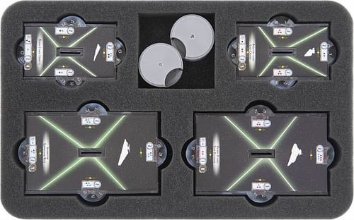 Pěnový pořadač Feldherr Star Wars Armada Small and Medium Bases - obrázek 3