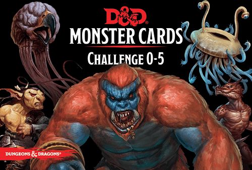 Dungeons & Dragons: Monster Card Deck Levels 0-5 (179 karet) - obrázek 1