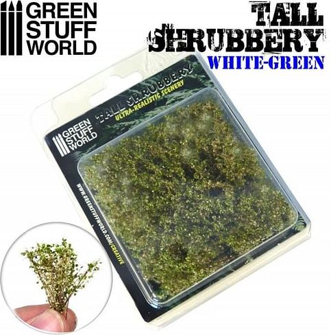 Dekorace Green Stuff World - Tall Shrubbery: White Green - obrázek 2