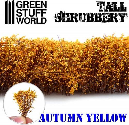 Dekorace Green Stuff World - Tall Shrubbery: Autumn Yellow - obrázek 1