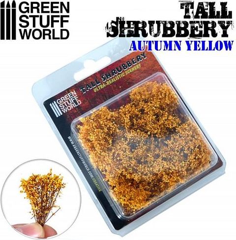 Dekorace Green Stuff World - Tall Shrubbery: Autumn Yellow - obrázek 2