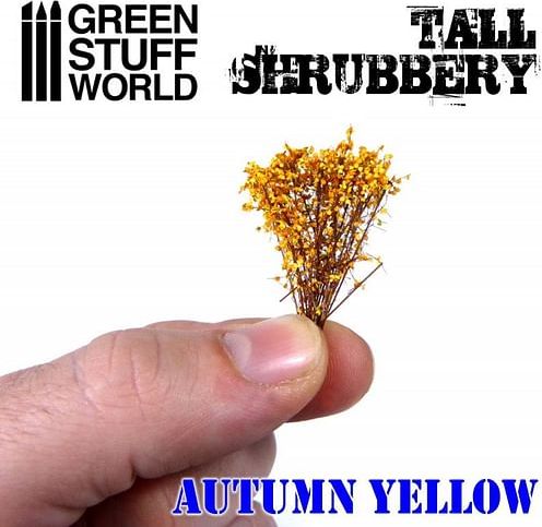 Dekorace Green Stuff World - Tall Shrubbery: Autumn Yellow - obrázek 3
