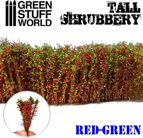 Dekorace Green Stuff World - Tall Shrubbery: Red Green - obrázek 1
