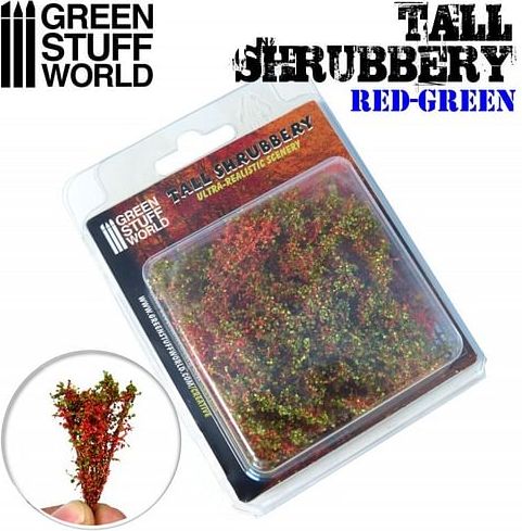 Dekorace Green Stuff World - Tall Shrubbery: Red Green - obrázek 2