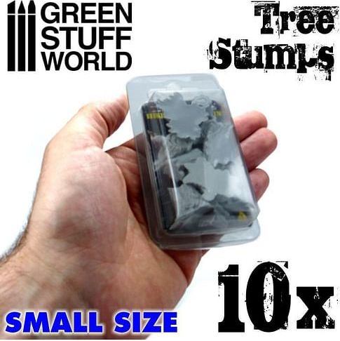 Dekorace Green Stuff World: Small Tree Stumps - obrázek 2
