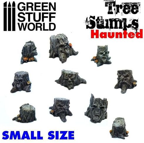 Dekorace Green Stuff World: Haunted Tree Stumps - obrázek 1