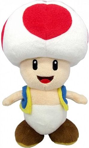 ABYstyle Plyšák Nintendo - Red Toad Mascot - obrázek 1