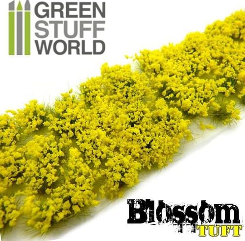 Dekorace Blossom Tufts - Yellow Flowers, samolepící - obrázek 2