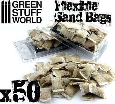 Dekorace Green Stuff World: Flexible Sandbags - obrázek 1