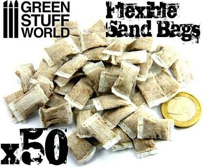 Dekorace Green Stuff World: Flexible Sandbags - obrázek 2