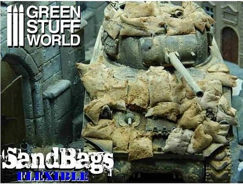 Dekorace Green Stuff World: Flexible Sandbags - obrázek 3