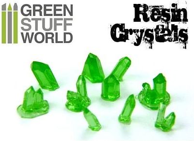 Dekorace Green Stuff World: Green Resin Crystals - obrázek 2