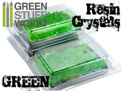 Dekorace Green Stuff World: Green Resin Crystals - obrázek 3