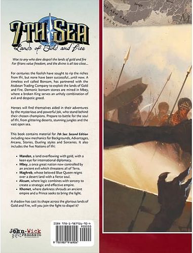 7th Sea RPG - Lands of Gold and Fire - obrázek 2