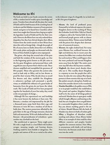 7th Sea RPG - Lands of Gold and Fire - obrázek 4