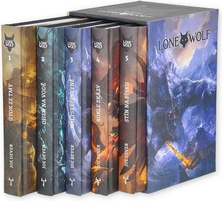 Lone Wolf: Cyklus Kai - komplet 5 vázaných knih - Joe Dever - obrázek 1