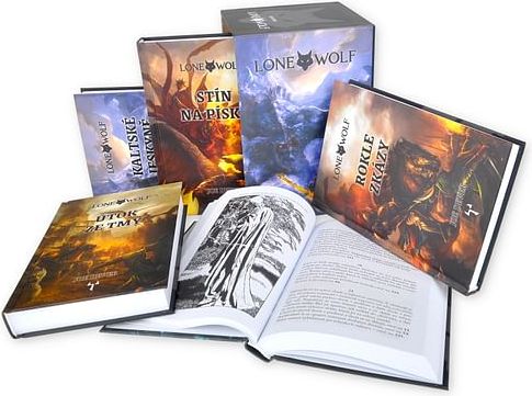 Lone Wolf: Cyklus Kai - komplet 5 vázaných knih - Joe Dever - obrázek 2
