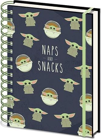 Pyramid International Zápisník Star Wars: Mandalorian - Snacks And Naps A5 - obrázek 1