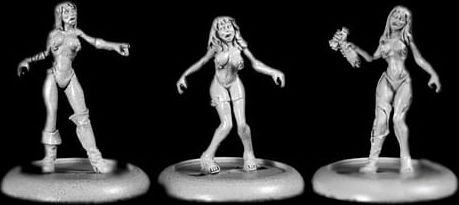 Figurky Zombie Strippers, 3 ks - obrázek 1