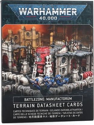 Warhammer 40000: Battlezone - Manufactorum Datasheet Terrain Cards - obrázek 1