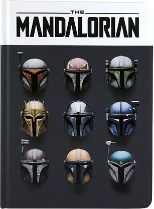 Half Moon Bay Zápisník Star Wars: Mandalorian - Helmets A5 - obrázek 1